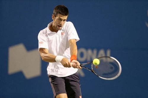 Novak Djokovic will take a 6-1 record into his Sunday night final with Frenchman Richard Gasquet