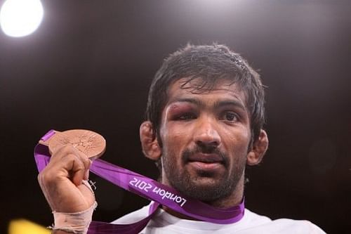 Actor Amitabh Bachchan described Yogeshwar Dutt's bronze medal on Twitter as 