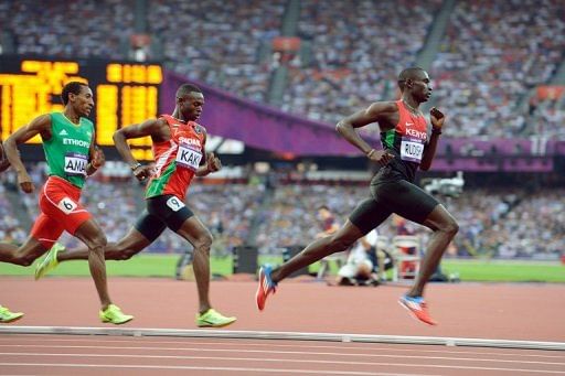Despite David Rudisha&#039;s victory, Kenya were 28th in the Olympic medals table