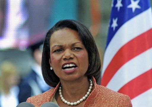 Former US Secretary of State Condoleezza Rice is pictured in 2011