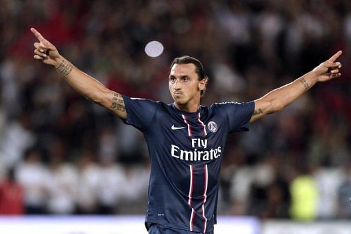 Having lost  Ibrahimovic, pictured,   Thiago Silva, and Antonio Cassano, Milan are looking less of a threat