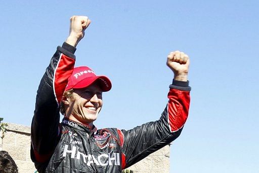 Ryan Briscoe earned his first win of the season at the Sonoma IndyCar Series race