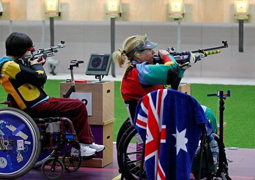 Shooting was set to provide the first gold at the London Paralympics