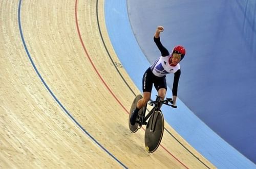 Sarah Storey's time was faster than the winner of the same race for non-disabled athletes at the Track Cycling World Cup