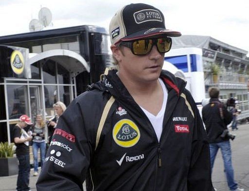 Lotus F1 Team&#039;s Finnish driver Kimi Raikkonen