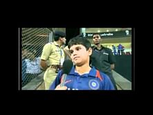 Video: Junior Tendulkar after the World Cup win