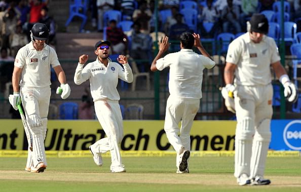 Ashwin strikes, Test poised for close finish