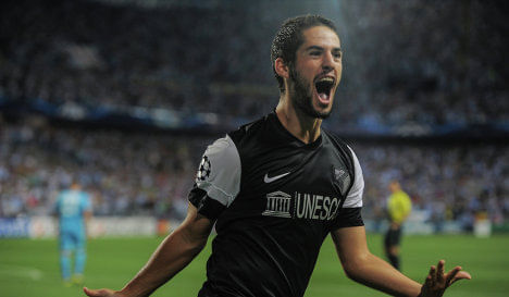 Isco brace helps Malaga trounce Zenit
