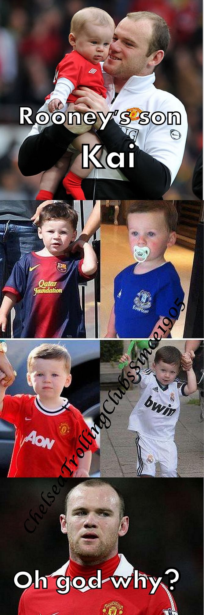 COMIC: Rooney's son supports multiple teams!