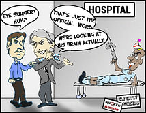 COMIC: Reason why Balotelli's admitted in the hospital