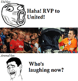 COMIC: Arsenal fans troll United fans