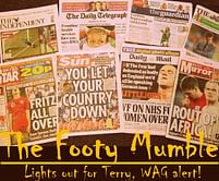 The Footy Mumble: Lights out for Terry, WAG alert!