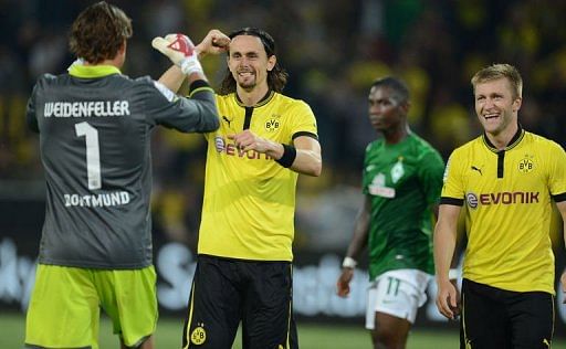 Dortmund opened the season with a 2-1 win at home to Werder Bremen last Friday