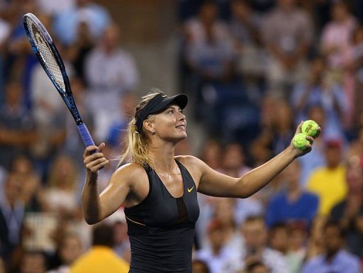 Maria Sharapova has reached the US Open quarter-finals for the first time since her 2006 championship run
