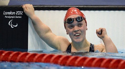 Britain&#039;s Ellie Simmonds broke the world record twice in qualifying for and winning the final of the women&#039;s S6 200m IM