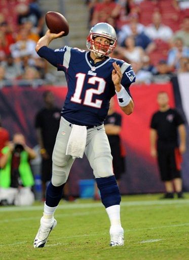 Quarterback Tom Brady of the New England Patriots