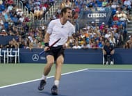 Andy Murray, pictured, won 15 of the last 18 games and goes on to face either Roger Federer or Tomas Berdych
