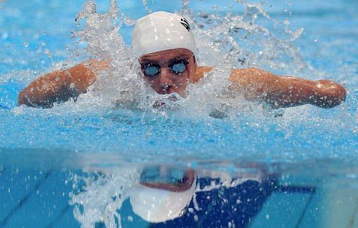 Australia&#039;s Matthew Cowdrey competes in the men&#039;s 200m individual medley - SM9 final