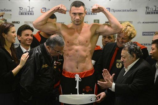 Vitali Klitschko, 40, enjoys an impressive professional record of 44-2 with 40 knock outs