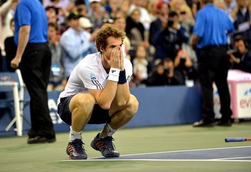 Murray had lost all of his four previous Grand Slam finals