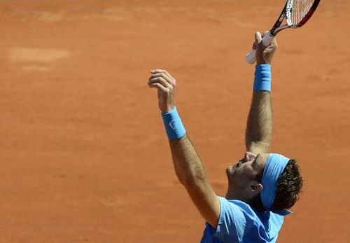 Argentina's tennis player Juan Martin Del Potro