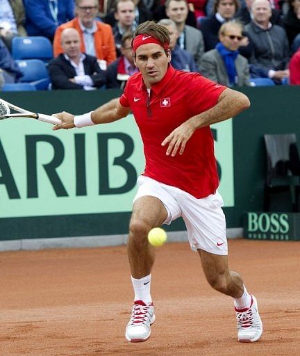 Swiss tennis player Roger Federer