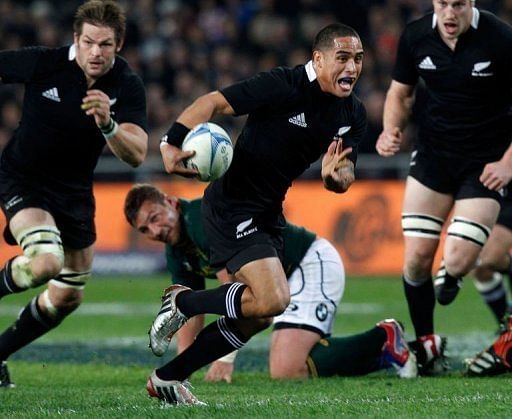 Aaron Smith was the All Blacks hero, coming on to score a game-changing solo try
