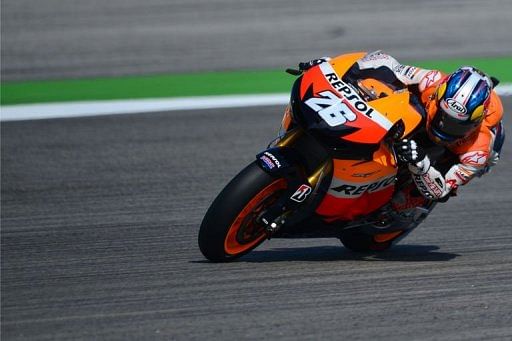 Spanish rider Dani Pedrosa