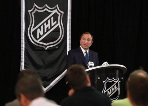 Gary Bettman and the owners officially locked out the players for the second time in eight years