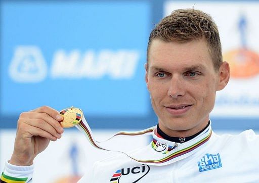 Tony Martin clocked an average speed of 46.8 kmph