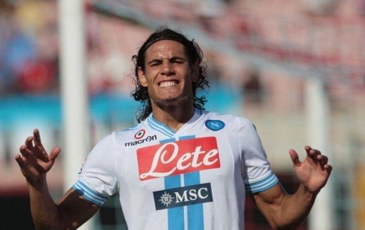 Napoli&#039;s Edinson Cavani