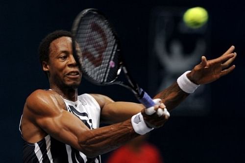 Gael Monfils of France has been out since May with a knee problem