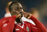 Hanover's Didier Ya Konan celebrates scoring