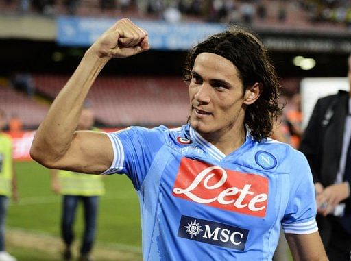 Napoli&#039;s Edinson Cavani