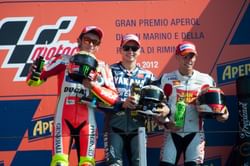Valentino finishes the Italian Job