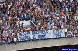 Napoli fans make Hillsborough tribute