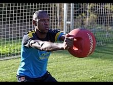 Video: Eric Abidal starts training again