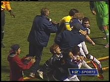 Video: School football match erupts in brawl