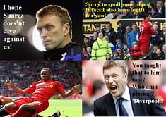 COMIC: Suarez and Moyes troll each other