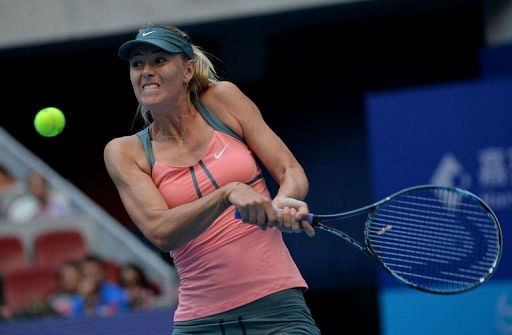 Maria Sharapova beat Romania&#039;s Sorana Cirstea 6-2, 6-2