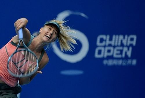 World number two Maria Sharapova is yet to drop a set at the 2012 China Open