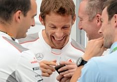 Button heads Hamilton in Japan practice