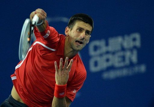 Djokovic, behind only Roger Federer in the ATP standings, has won the China Open twice
