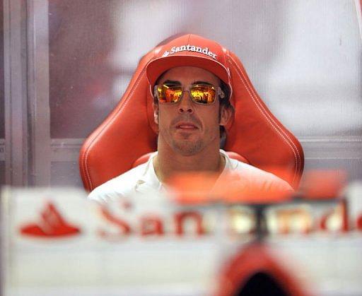Alonso said the title fight was very much between him and Sebastian Vettel, who won to draw just four points behind