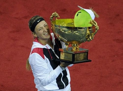 Victoria Azarenka beat Maria Sharapova to win the China Open