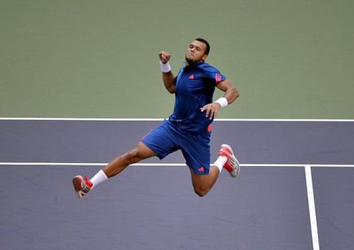 Jo-Wilfried Tsonga (pictured) beat former Australian Open finalist Marcos Baghdatis 6-2, 7-6 (7/2)