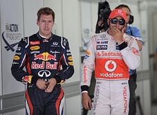 Webber takes pole in F1 Red Bull lock-out