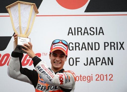 The Japanese GP was won by Dani Pedrosa