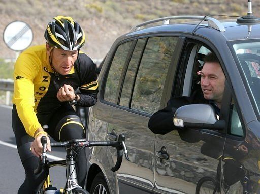 Tainted US cycling great Lance Armstrong, pictured in 2008