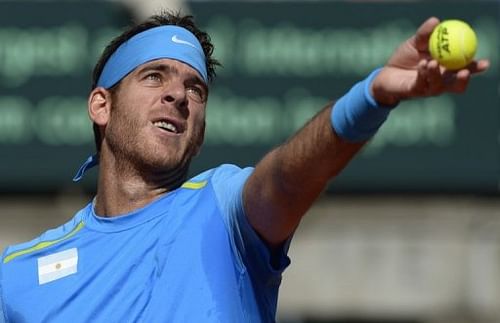 Top seed Juan Martin Del Potro, pictured in September